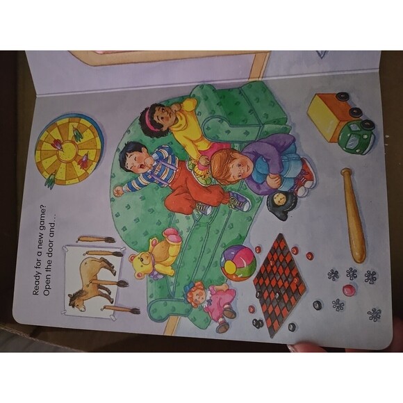 Chutes and Ladders by Carolyn Bracken 1994 Hardcover By Random House Lift / Peek - Picture 5 of 7